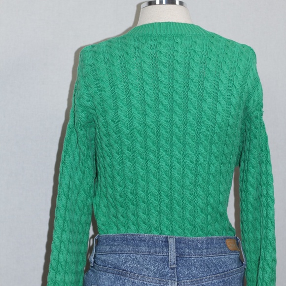 Jones New York Green Cable Knit Sweater - Picture 14 of 15